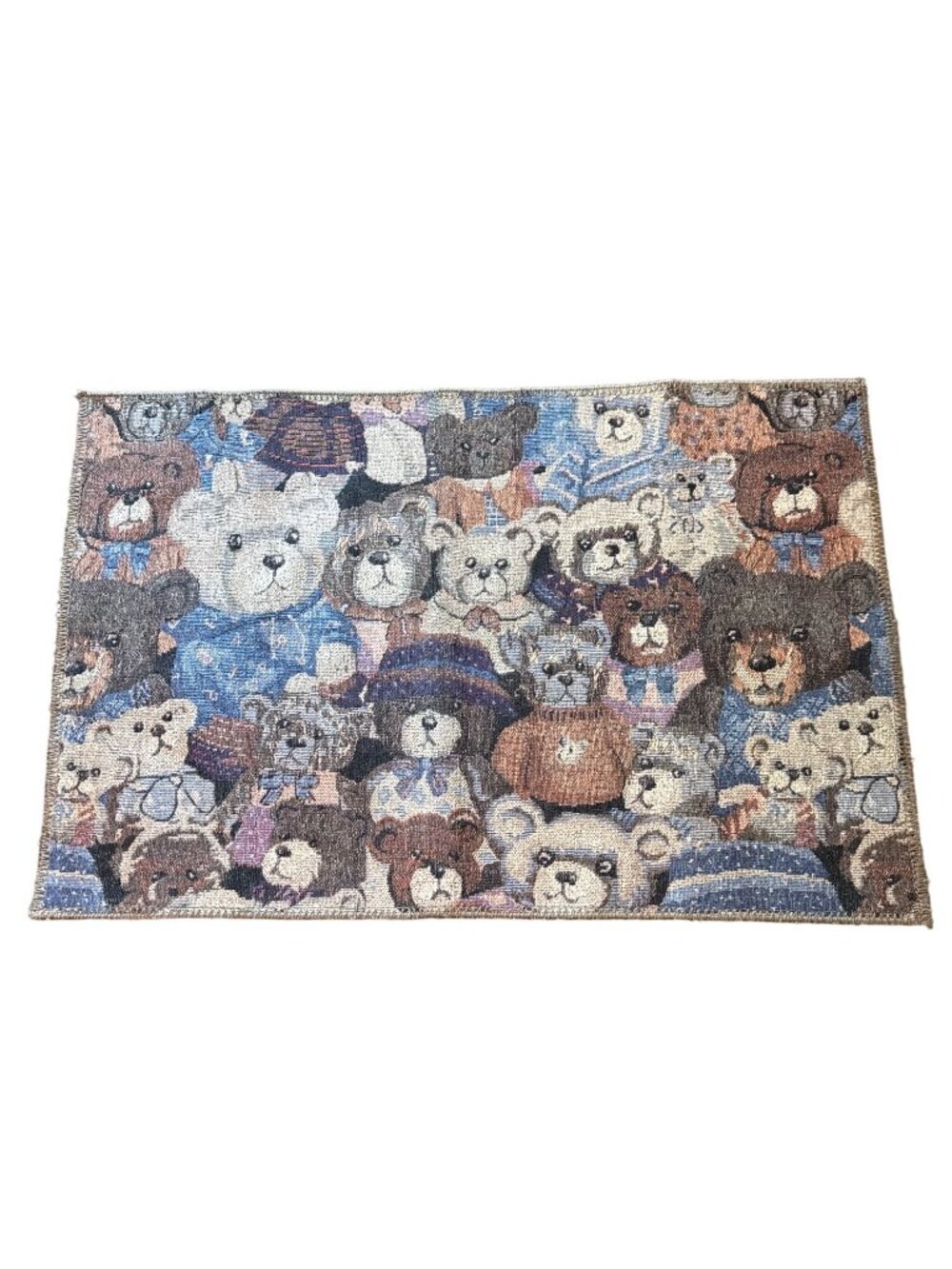 Teddy Bear Collage Urban Outfitters 2x3 Rug NWOT